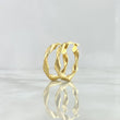 Hoop Earrings Beautiful 2.35gr / 2.3cm / Polished Yellow Gold