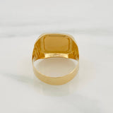 Anillo Sello Corona 3.55 g / T9 1/2 Oro Amarillo 18K