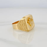 Anillo Sello Corona 3.55 g / T9 1/2 Oro Amarillo 18K