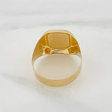 Crown Signet Ring 3.45 g / T9 1/4 Yellow Gold 18K
