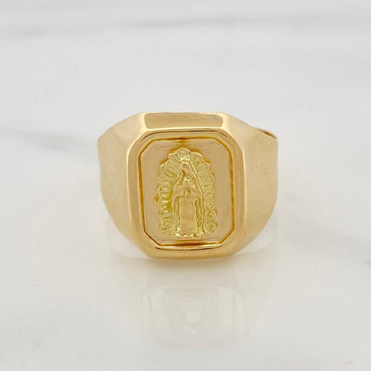 Anillo Virgen De Guadalupe 3.45 g / T9 1/4 Oro Amarillo 18K