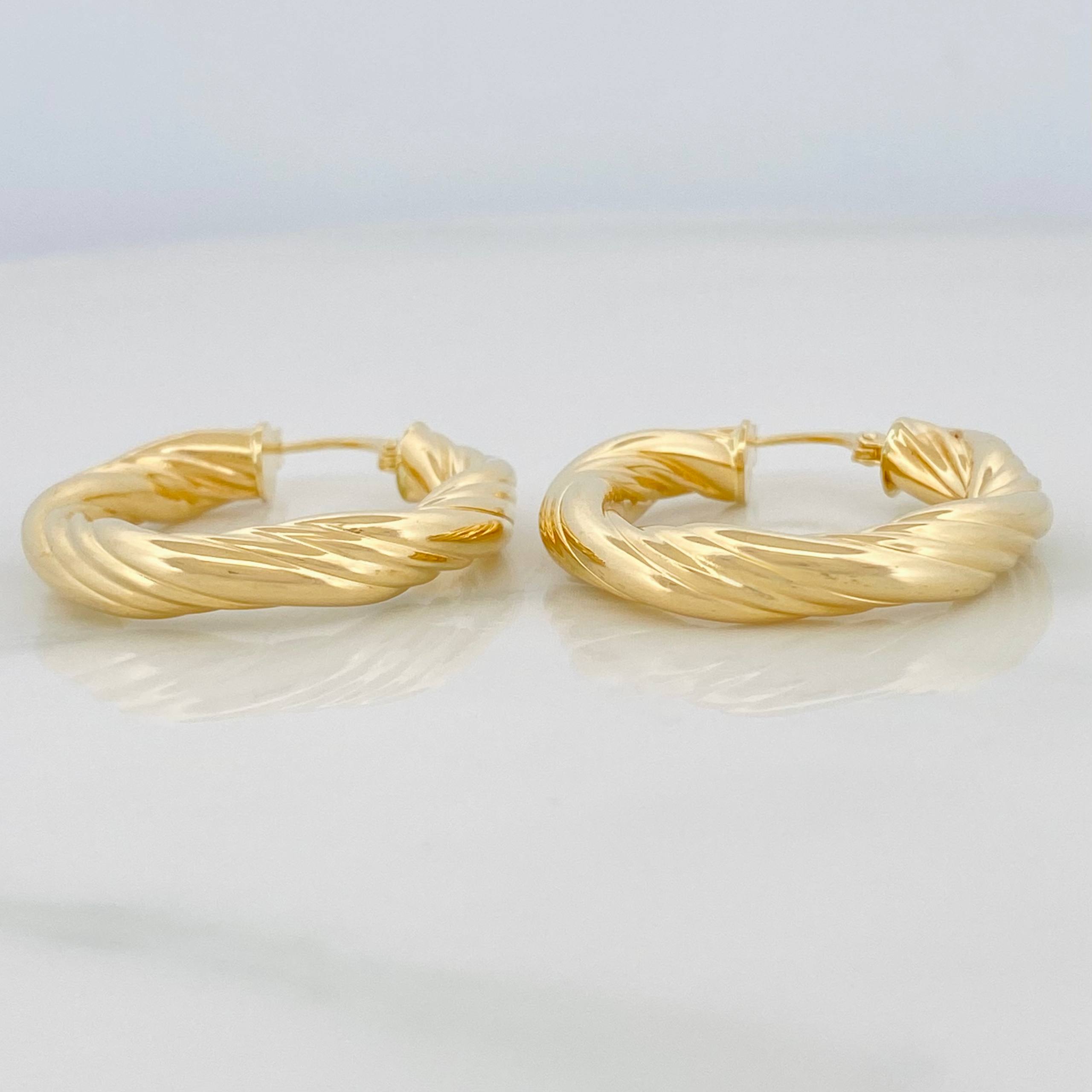 Candongas Sofi 5.95 g / 1 1/4 in Oro Amarillo 18K