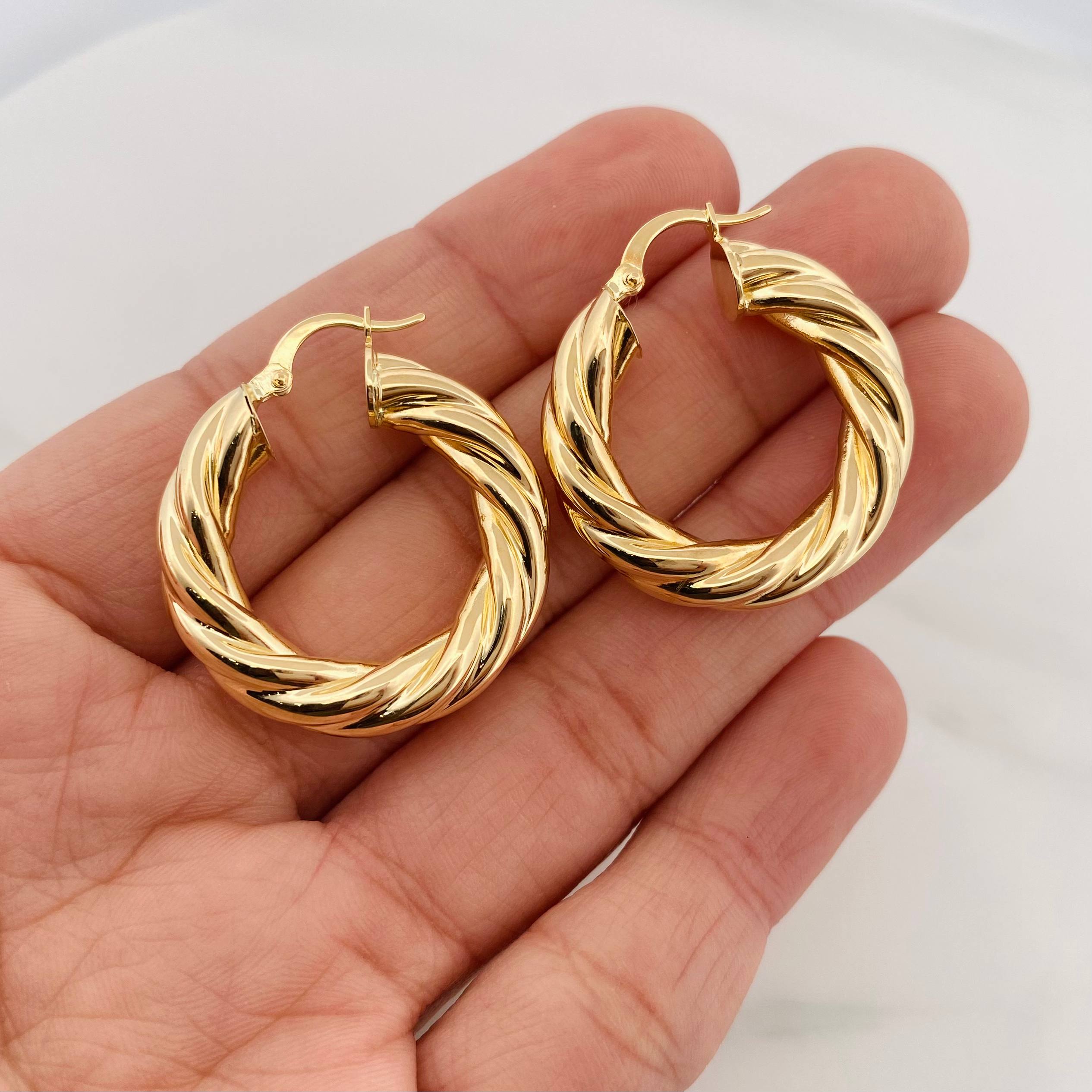 Candongas Sofi 5.95 g / 1 1/4 in Oro Amarillo 18K