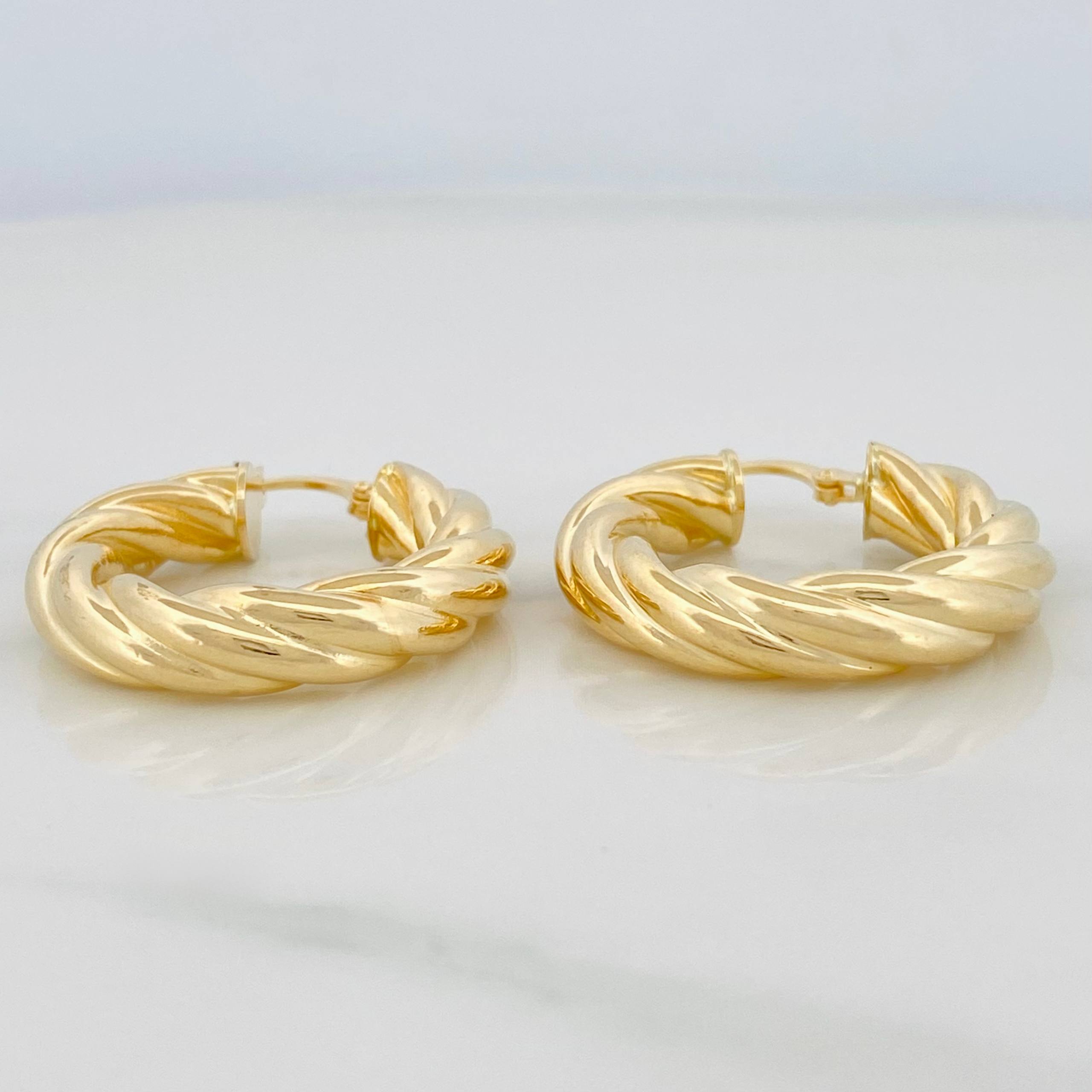 Candongas Sofi 5.95 g / 1 1/4 in Oro Amarillo 18K