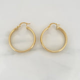 Candongas Gera 4.85 g / 1 1/4 in Oro Amarillo 18K