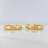 Candongas Gera 4.85 g / 1 1/4 in Oro Amarillo 18K