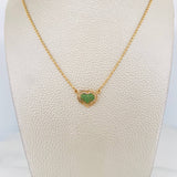 Cadena Militar Corazon 7.2 g / 17 in / 1.72 mm Oro Amarillo 18K