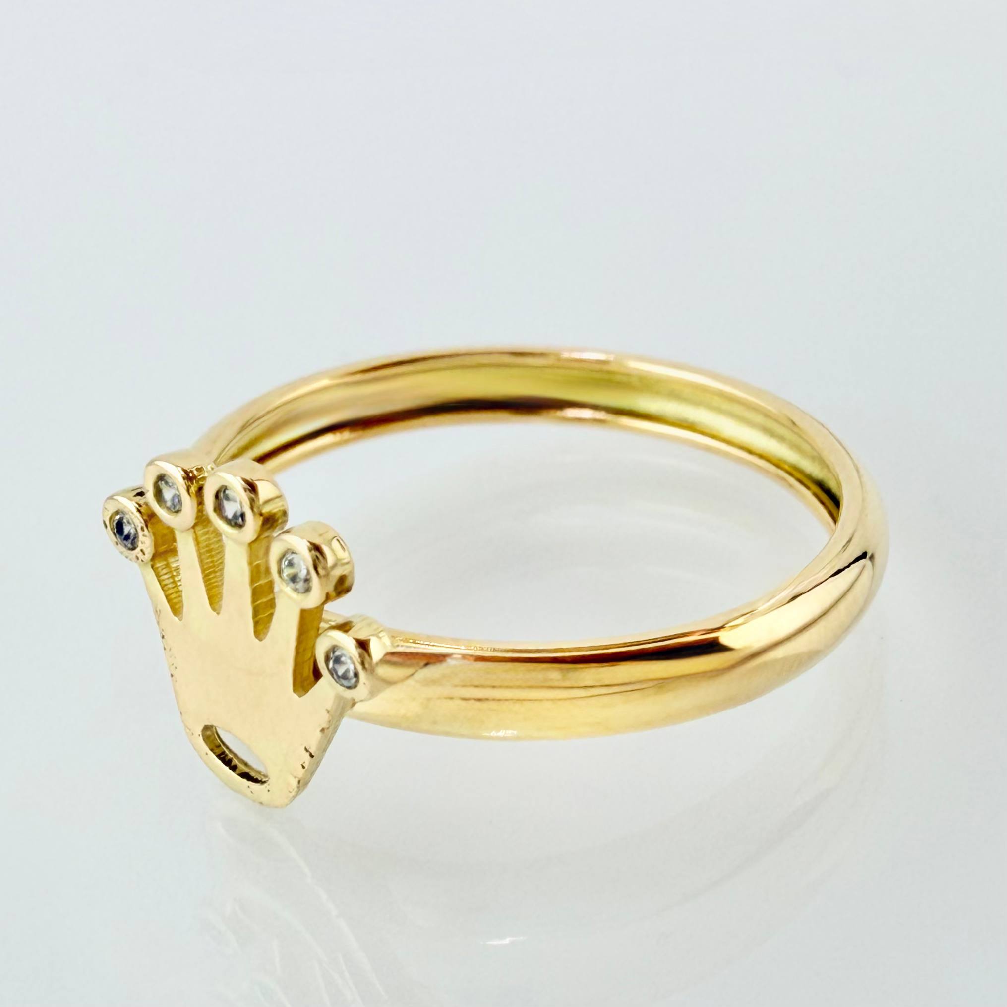 Anillo Rx 1.2gr / T5 1/2 / Oro Amarillo 18K