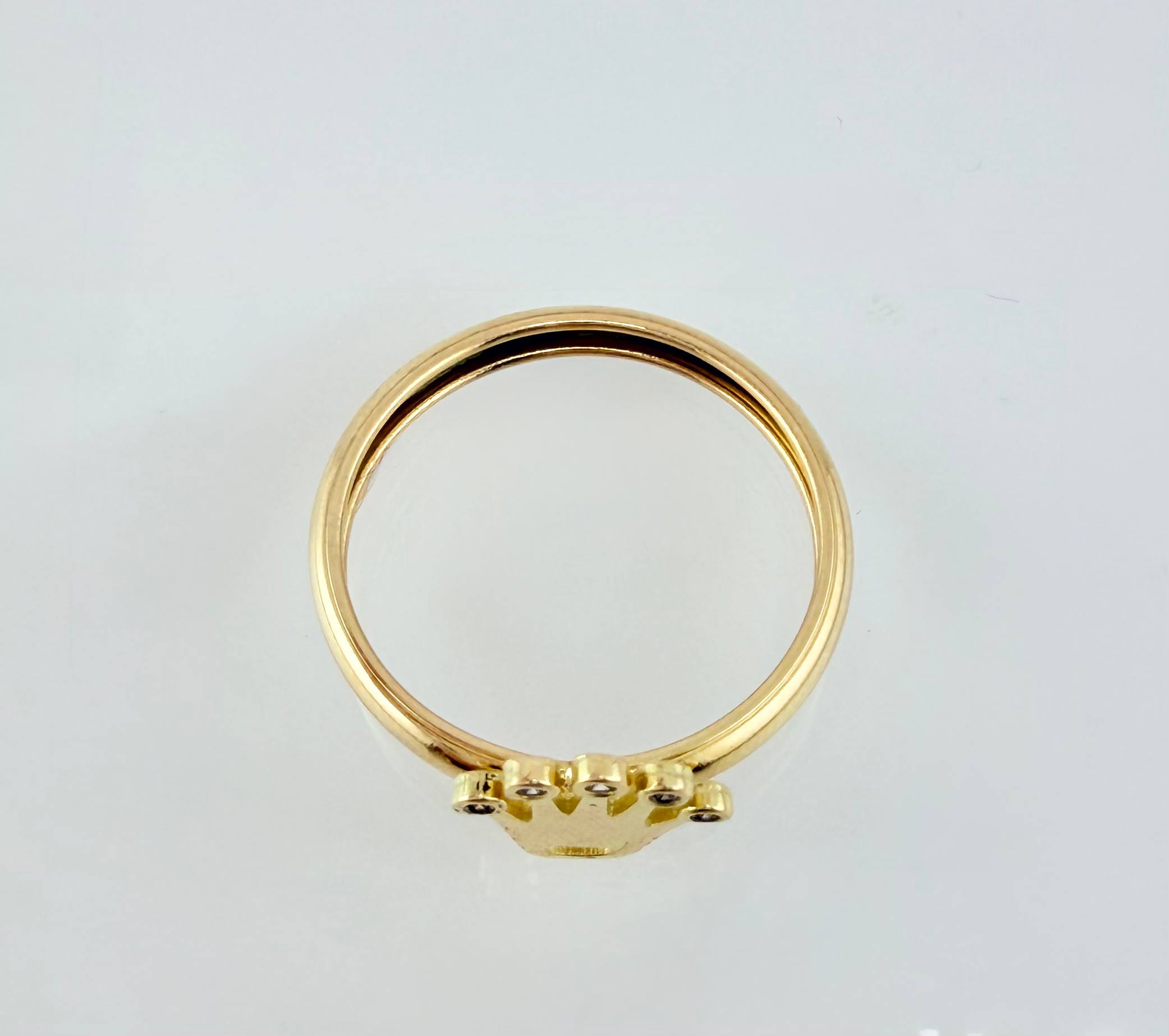 Anillo Rx 1.2gr / T5 1/2 / Oro Amarillo 18K