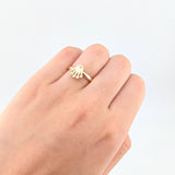 Anillo Rx 1.2gr / T5 1/2 / Oro Amarillo 18K