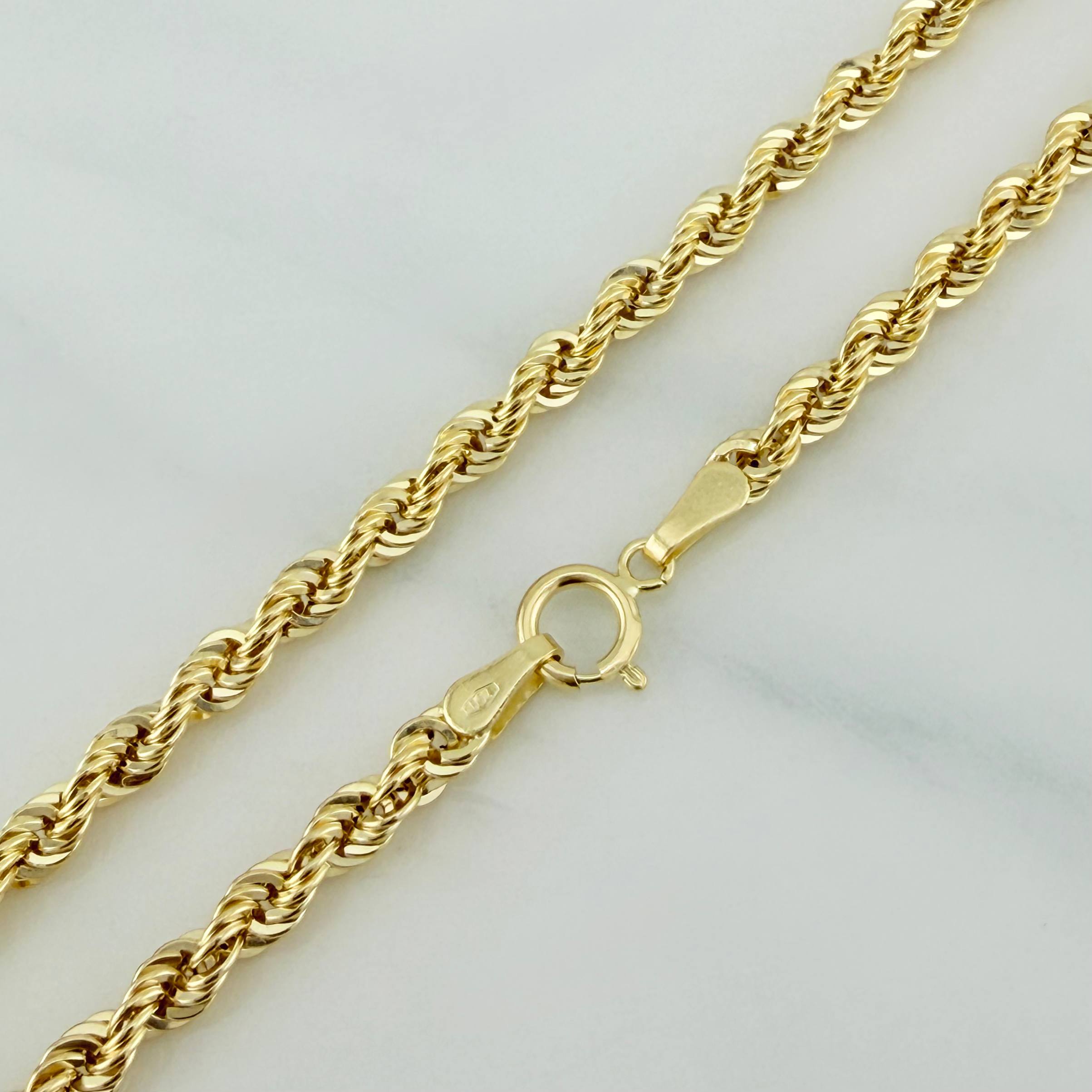 Cadena Lazo 6.95g / 23 3/4 in / 3.13mm Oro Amarillo 18K