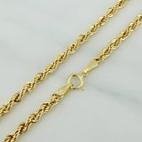 Cadena Lazo 3.4g / 23 1/2 in / 2.02mm Oro Amarillo 18K
