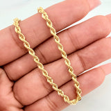 Cadena Lazo 3.3g / 23 1/2 in / 2.02mm Oro Amarillo 18K