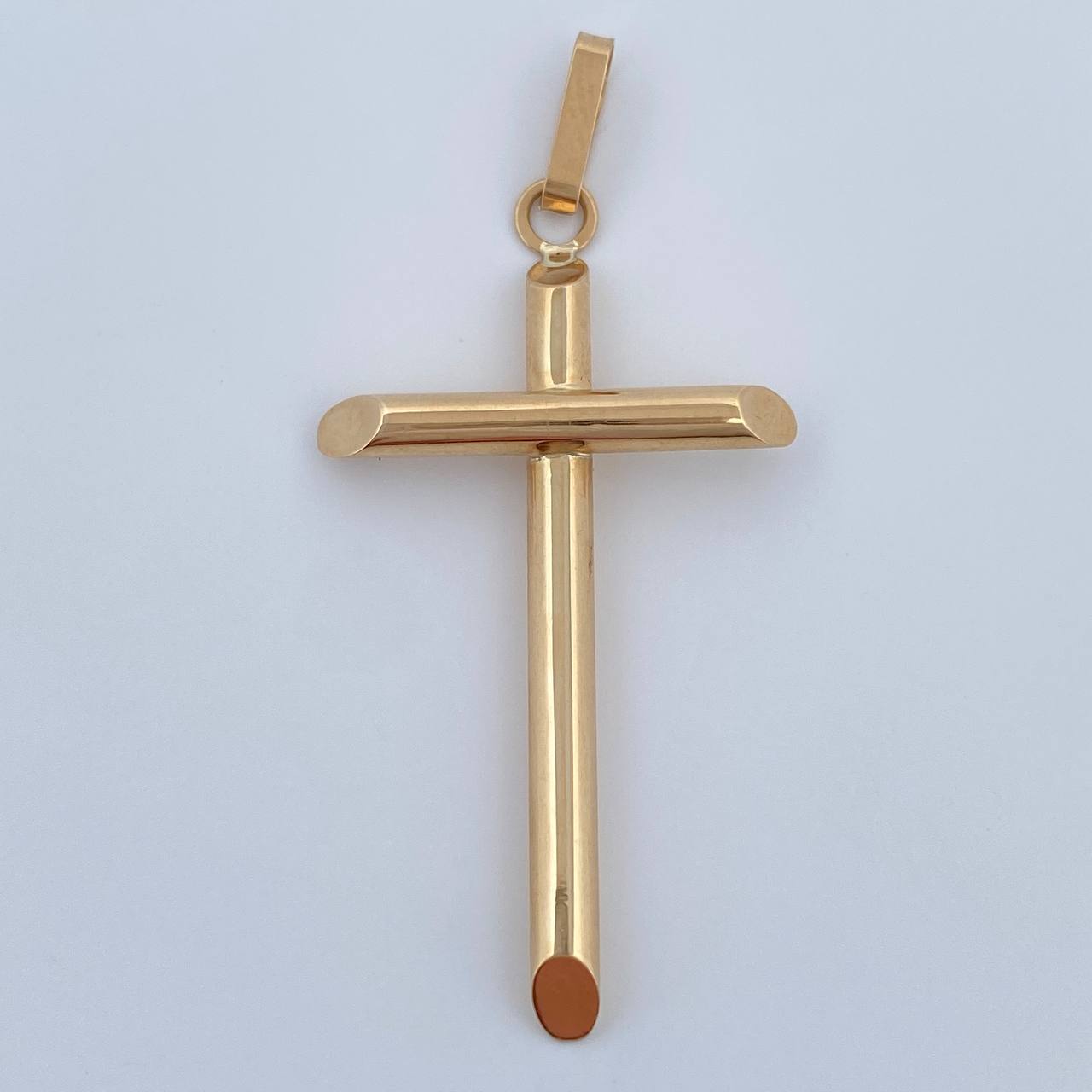 Dije Cruz 1.8gr / 1 1/2 in / Oro Amarillo 18K $