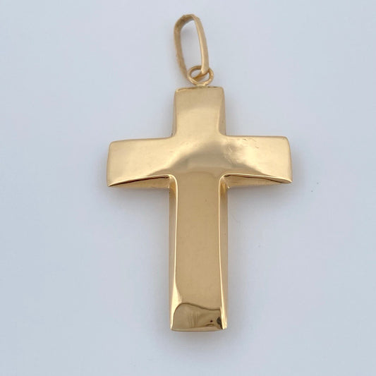 Dije Cruz 1.95gr / 1 1/2 in / Oro Amarillo 18K $