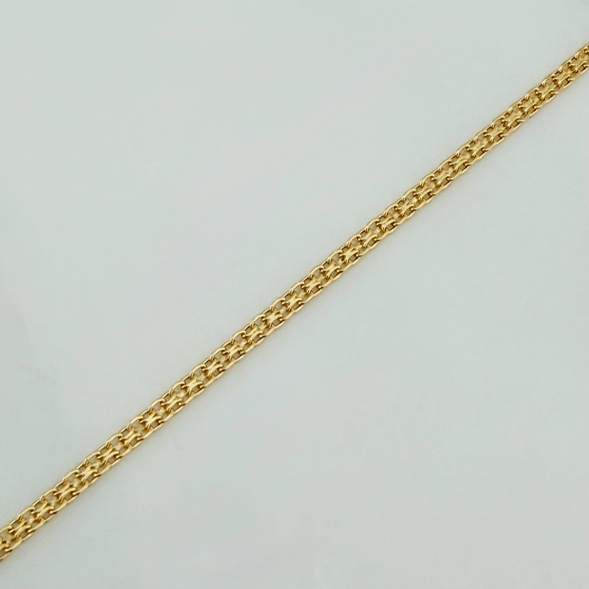 Pulso China 1.25 g / 7 1/2 in / 1.33 mm Oro Amarillo 18K