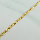Pulso Cubana 1.25 g / 7 1/2 in / 2.42 mm Oro Amarillo 18K