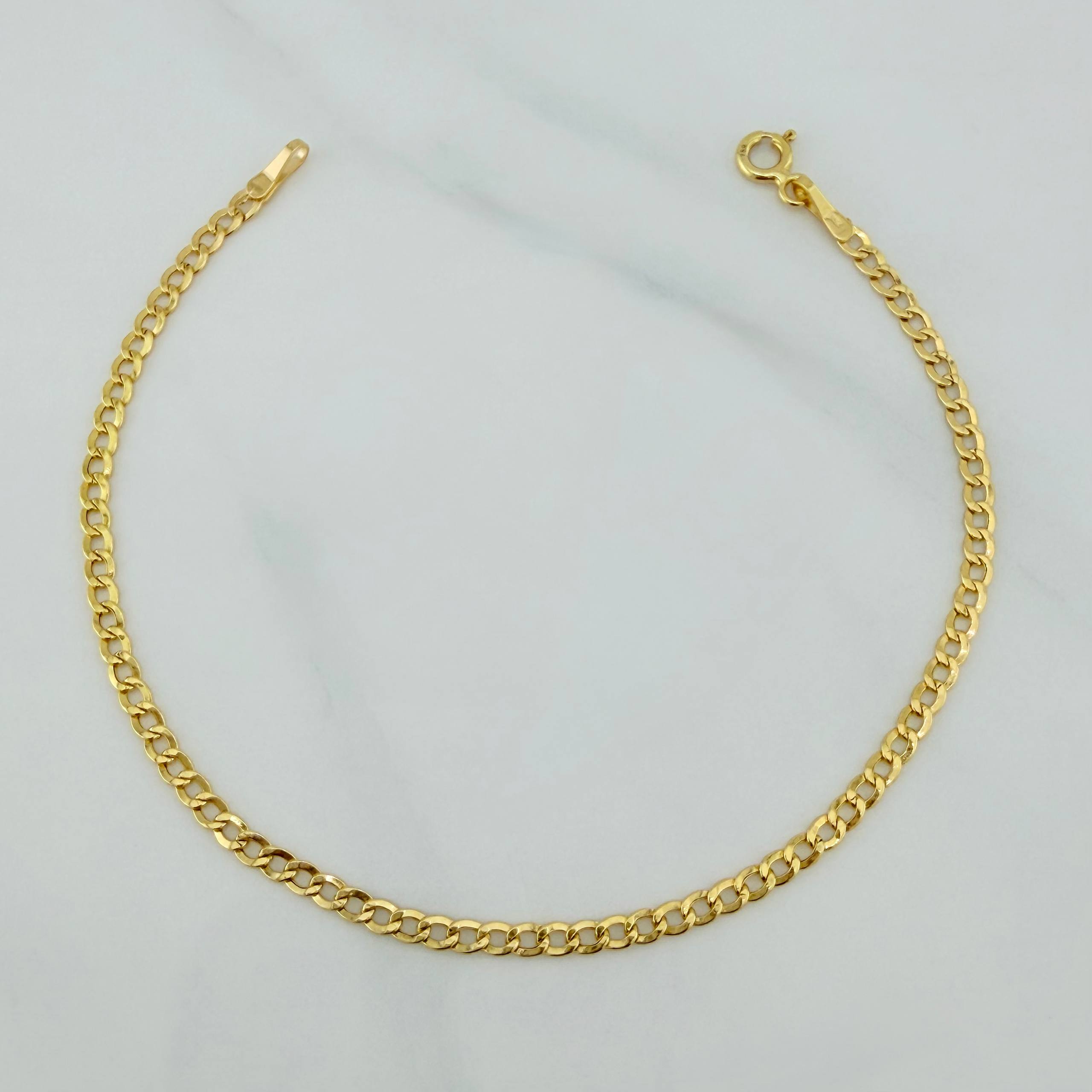 Pulso Cubana 1.25 g / 7 1/2 in / 2.42 mm Oro Amarillo 18K