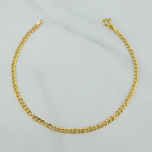 Pulso Cubana 1.25 g / 7 1/2 in / 2.42 mm Oro Amarillo 18K