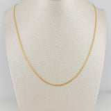 Cadena China 2.55 g / 23 1/2 in / 1.6 mm Oro Amarillo 18K