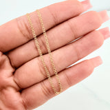 Cadena China 2.55 g / 23 1/2 in / 1.6 mm Oro Amarillo 18K