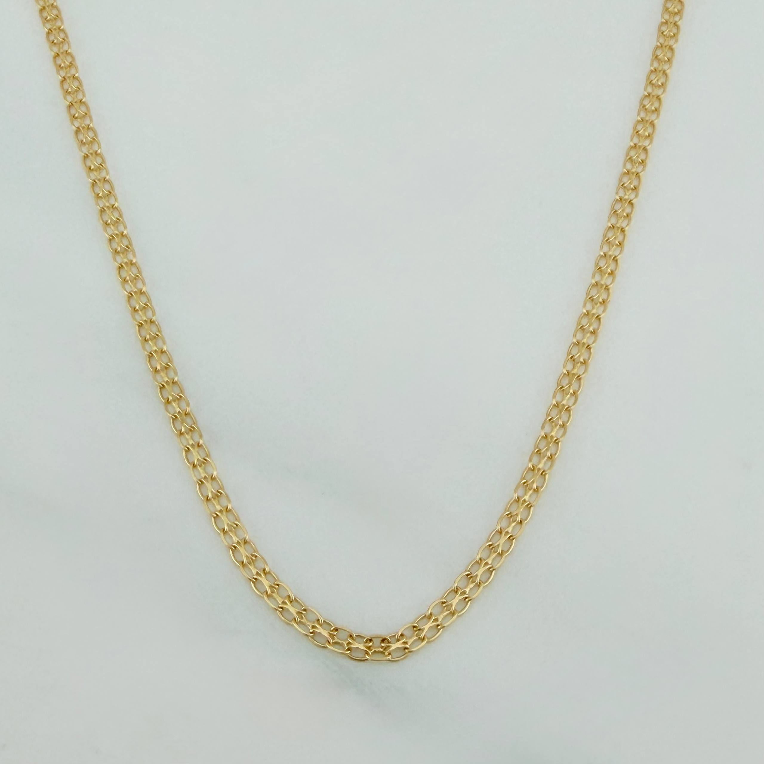 Cadena China 2.15 g / 19 3/4 in / 1.6 mm Oro Amarillo 18K