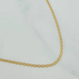 Cadena China 2.5 g / 23 1/2 in / 1.6 mm Oro Amarillo 18K