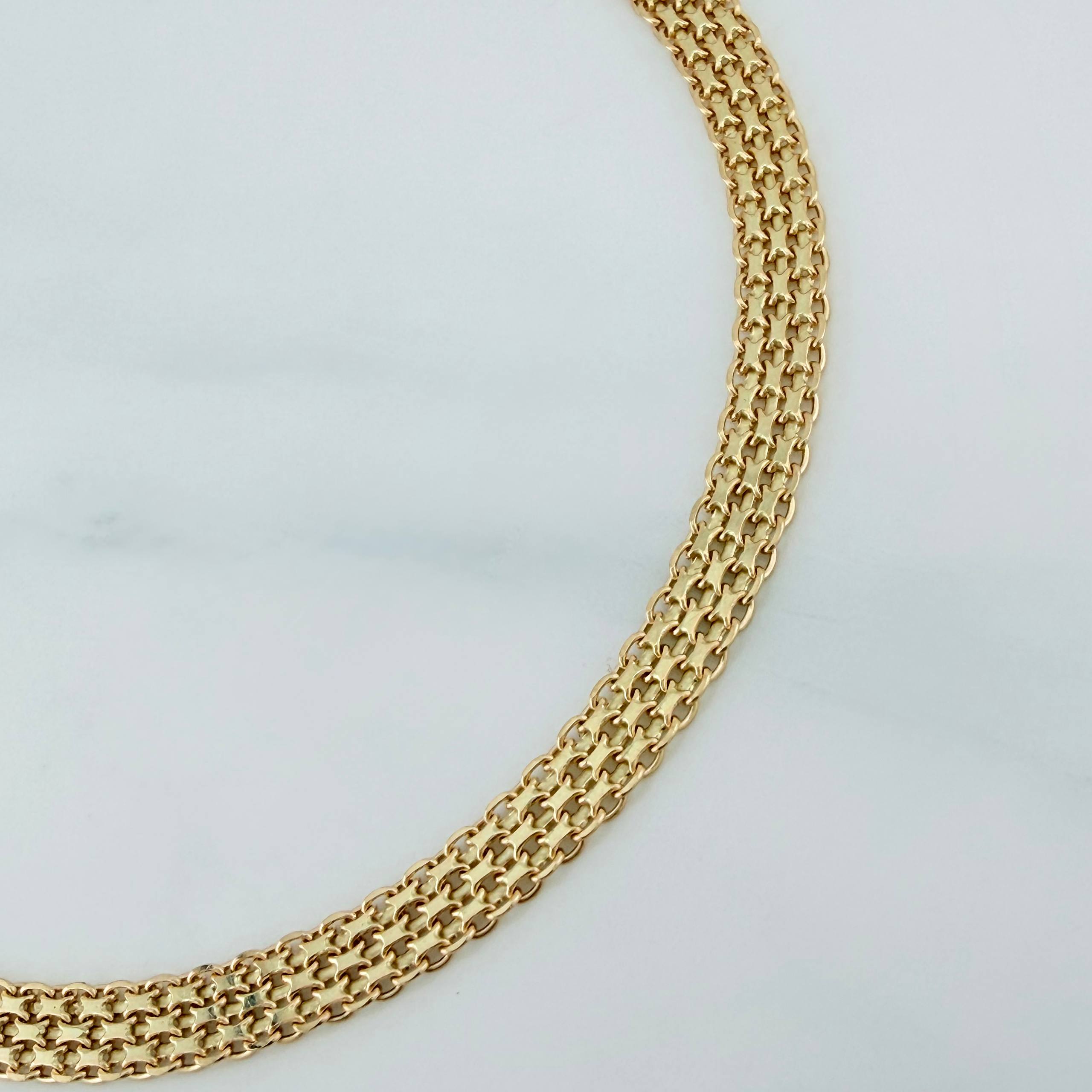 Pulso China 6.95 g / 8 in / 5 mm Oro Amarillo 18K