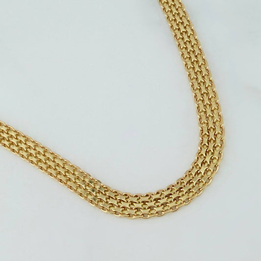 Cadena China 18.5 g / 60.05 cm / 4.9 mm Oro Amarillo 18K