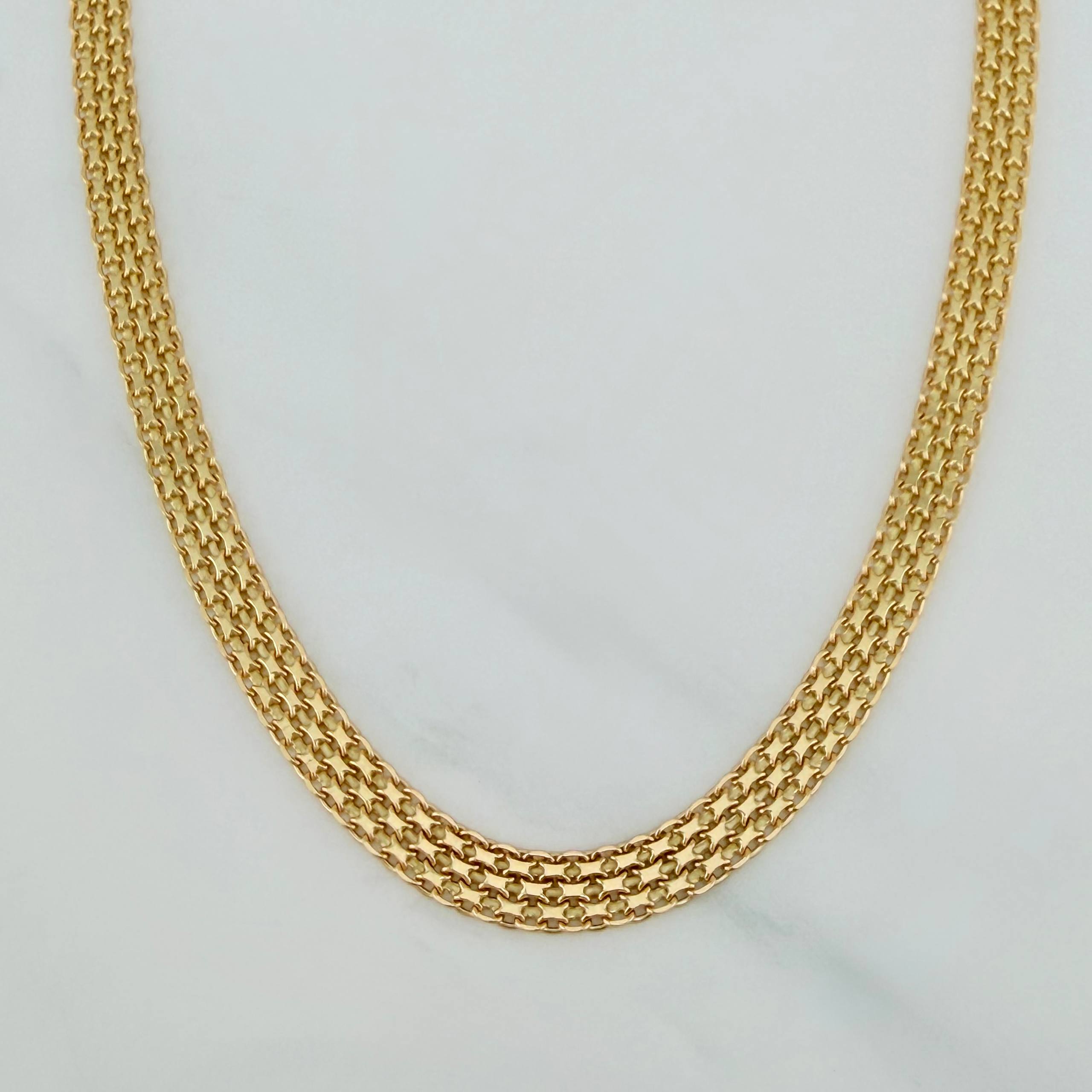 Cadena China 18.5 g / 23 3/4 in / 4.9 mm Oro Amarillo 18K