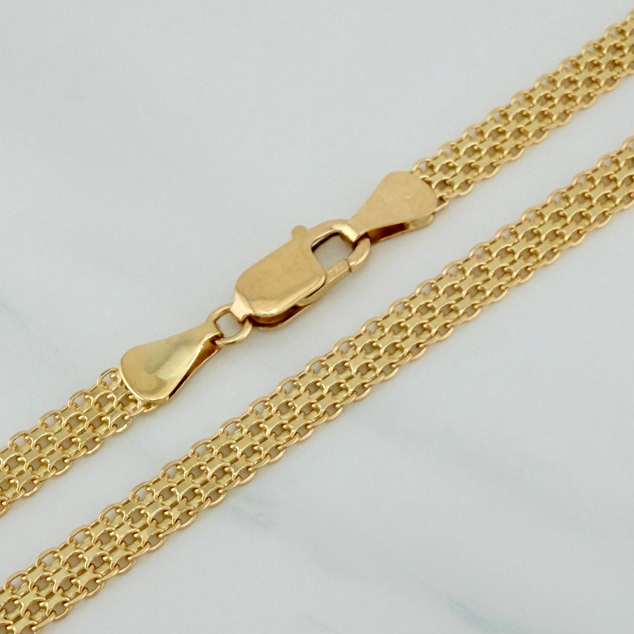 Cadena China 18.5 g / 23 3/4 in / 4.9 mm Oro Amarillo 18K