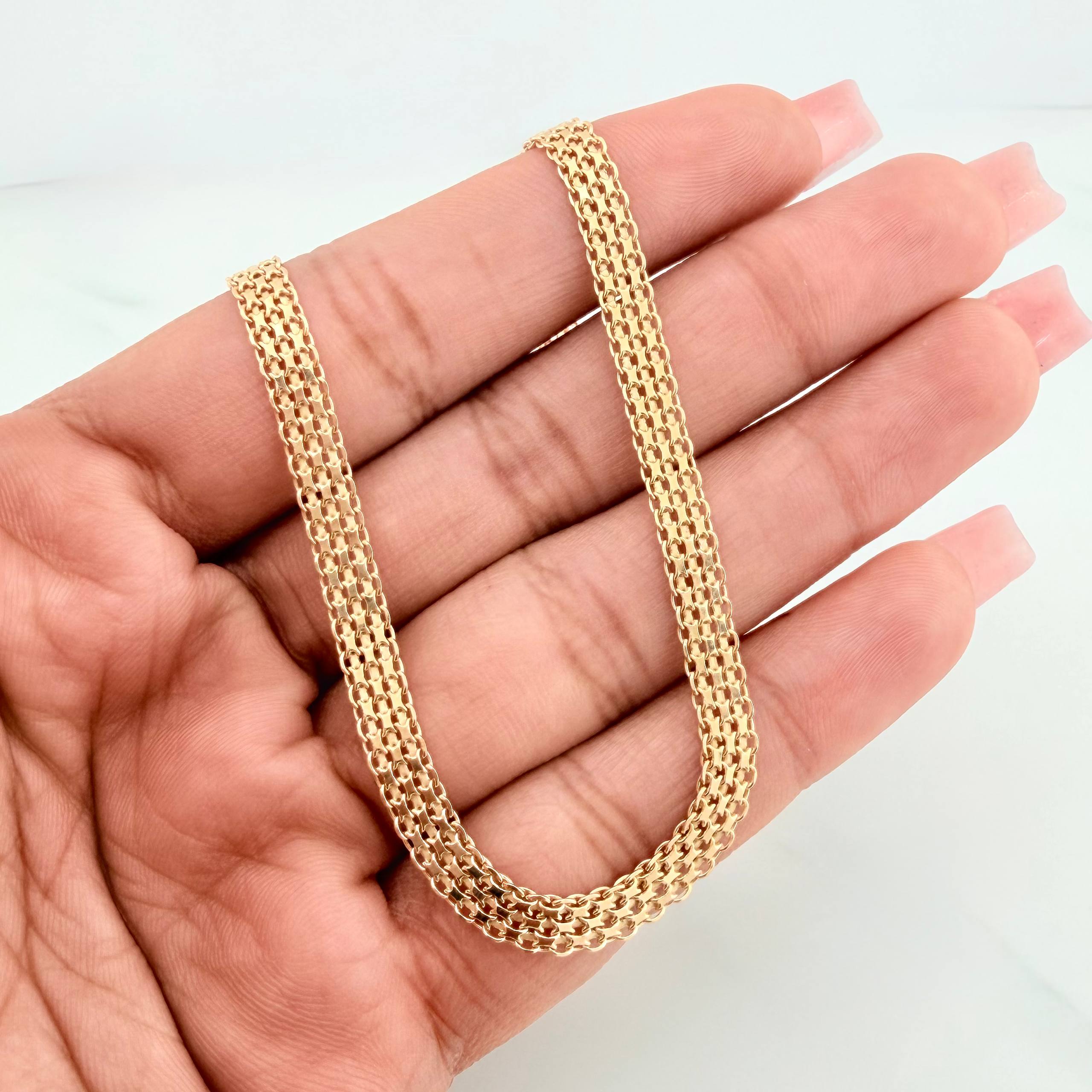 Cadena China 18.5 g / 23 3/4 in / 4.9 mm Oro Amarillo 18K