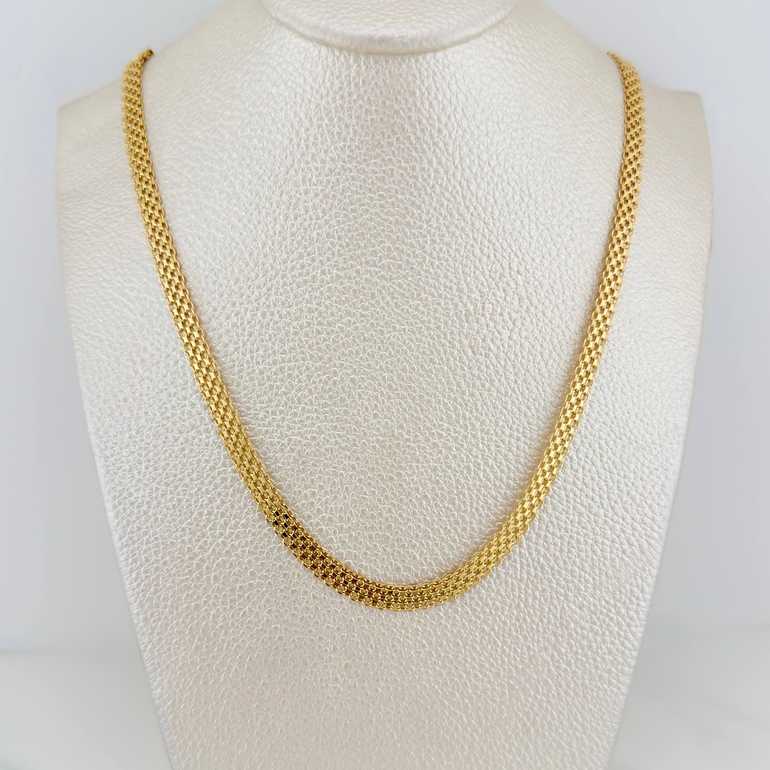 Cadena China 18.5 g / 23 3/4 in / 4.9 mm Oro Amarillo 18K