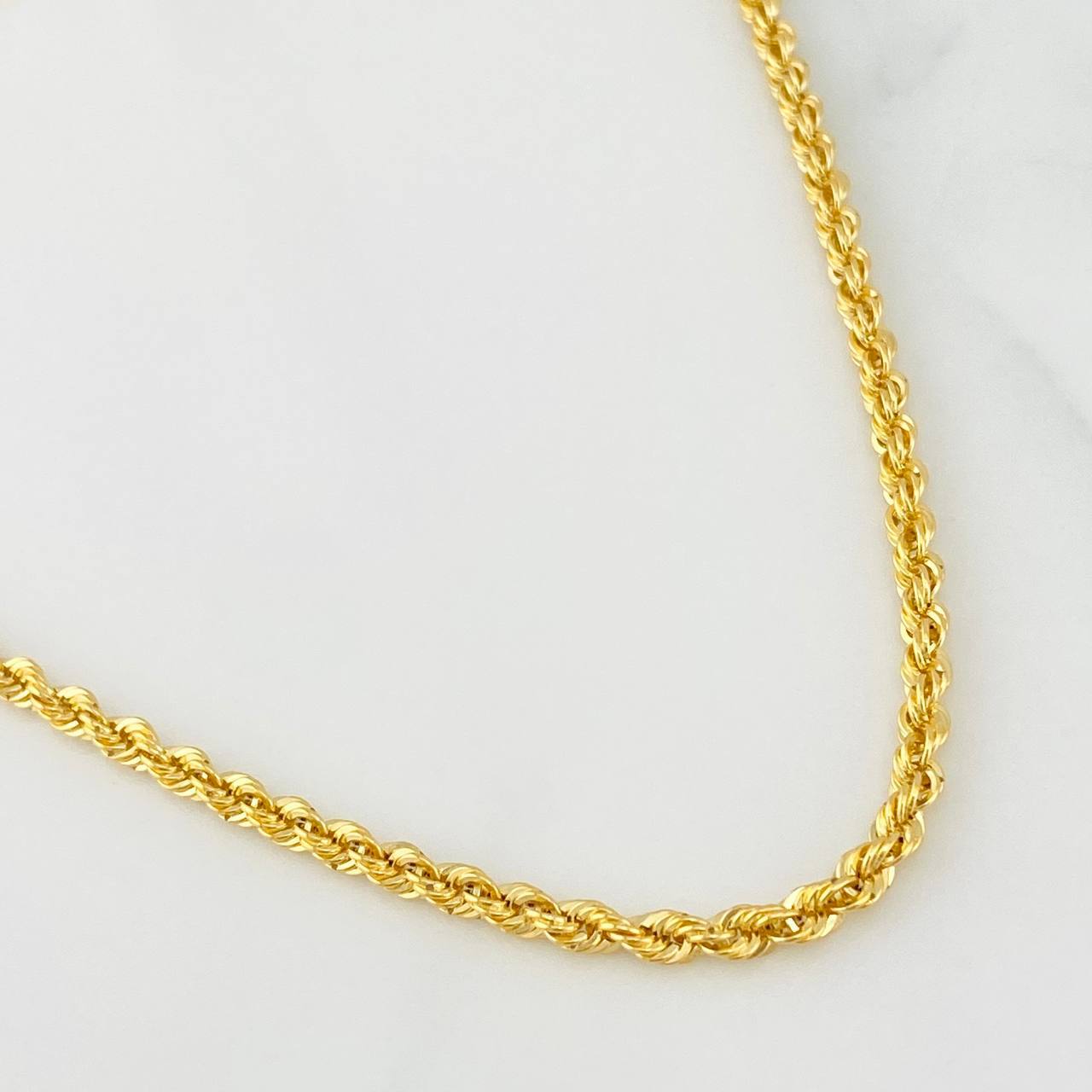 Cadena Lazo 3.5 g / 15 3/4 in / 2.68 mm Oro Amarillo 18K