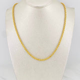 Cadena Lazo 3.5 g / 15 3/4 in / 2.68 mm Oro Amarillo 18K
