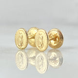 Virgin Guadalupe Stud Earrings 0.55gr / 18K Gold
