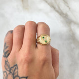 Trinity Ring 4.25gr / Size 9 1/4 / 18K Gold