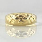 Rhombus Dotted Ring 1.15gr / Size 7 1/2 / 18K Gold