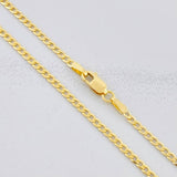 Cadena Cubana 4.8g / 24 in / 1.9mm Oro Amarillo 18K