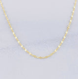 Cadena Flor Espejo 0.95g / 18 in / 1.6mm Oro Amarillo 18K