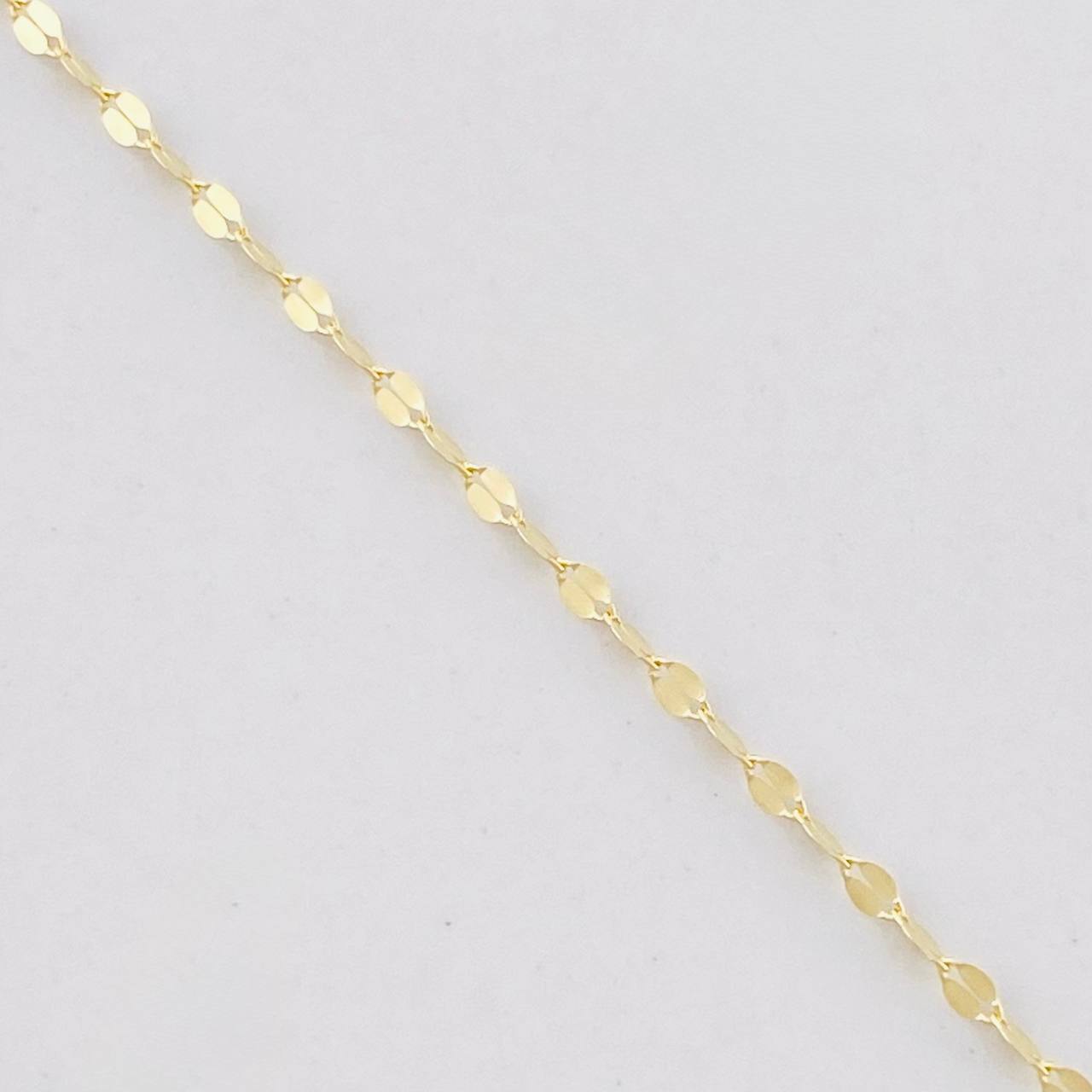 Cadena Flor Espejo 0.95g / 18 in / 1.6mm Oro Amarillo 18K