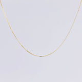 Cadena Veneciana 1.15g / 20 in / 0.9mm Oro Amarillo 18K