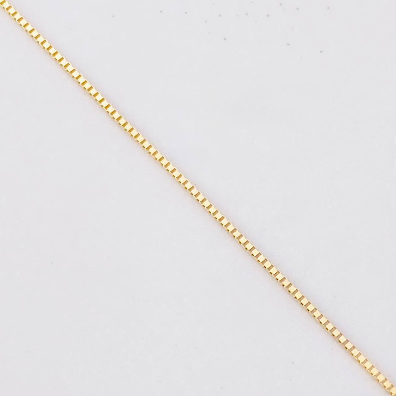 Cadena Veneciana 1.15g / 20 in / 0.9mm Oro Amarillo 18K