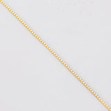 Cadena Veneciana 1.15g / 20 in / 0.9mm Oro Amarillo 18K
