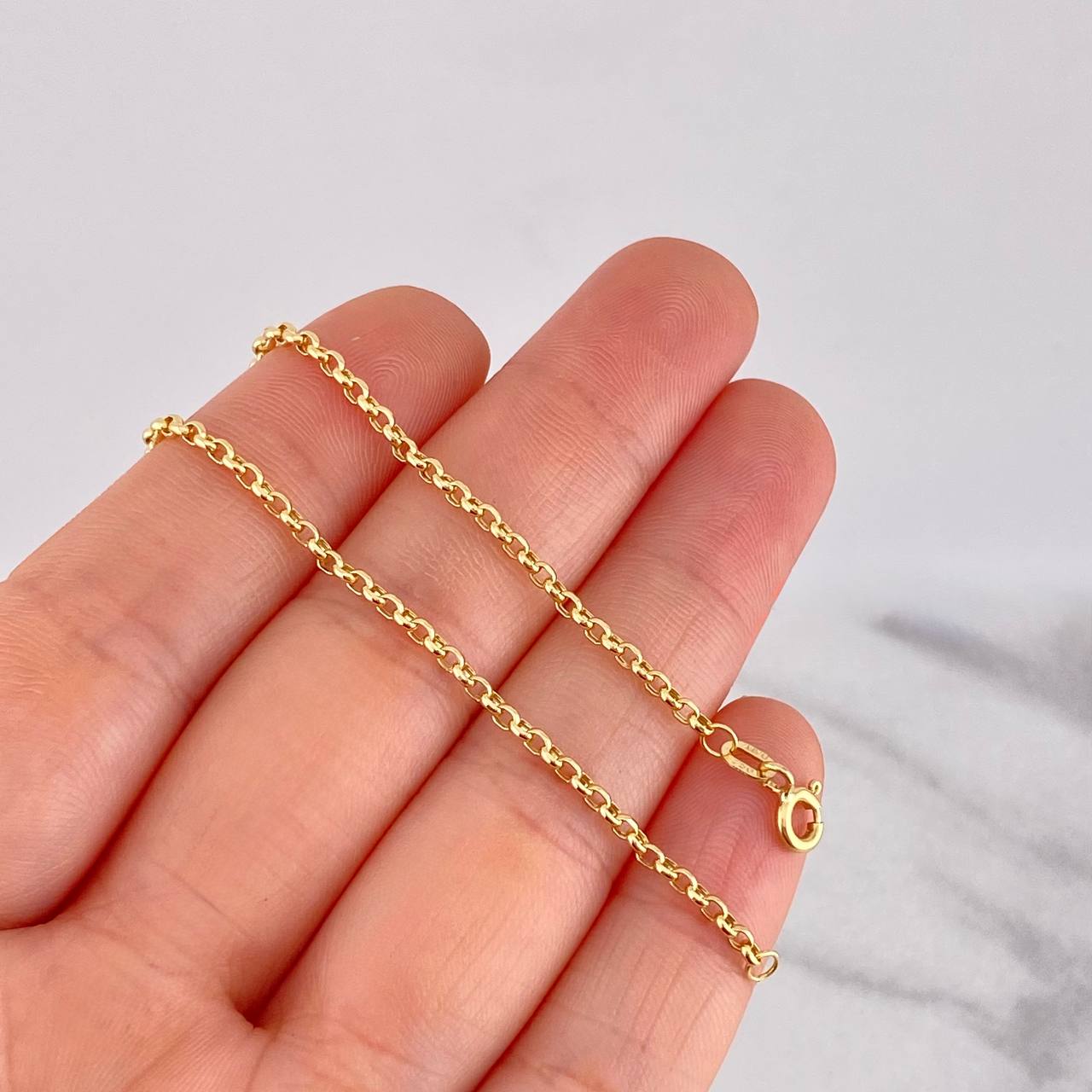 Pulso Rolo 0.95g / 7 1/4 in / 1.9mm Oro Amarillo 18K