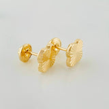 Topos Trébol Diamantados 0.8 g / in / 7.18 mm Oro Amarillo 18K