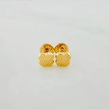 Topos Trébol Diamantados 0.6 g / in / 5.28 mm Oro Amarillo 18K