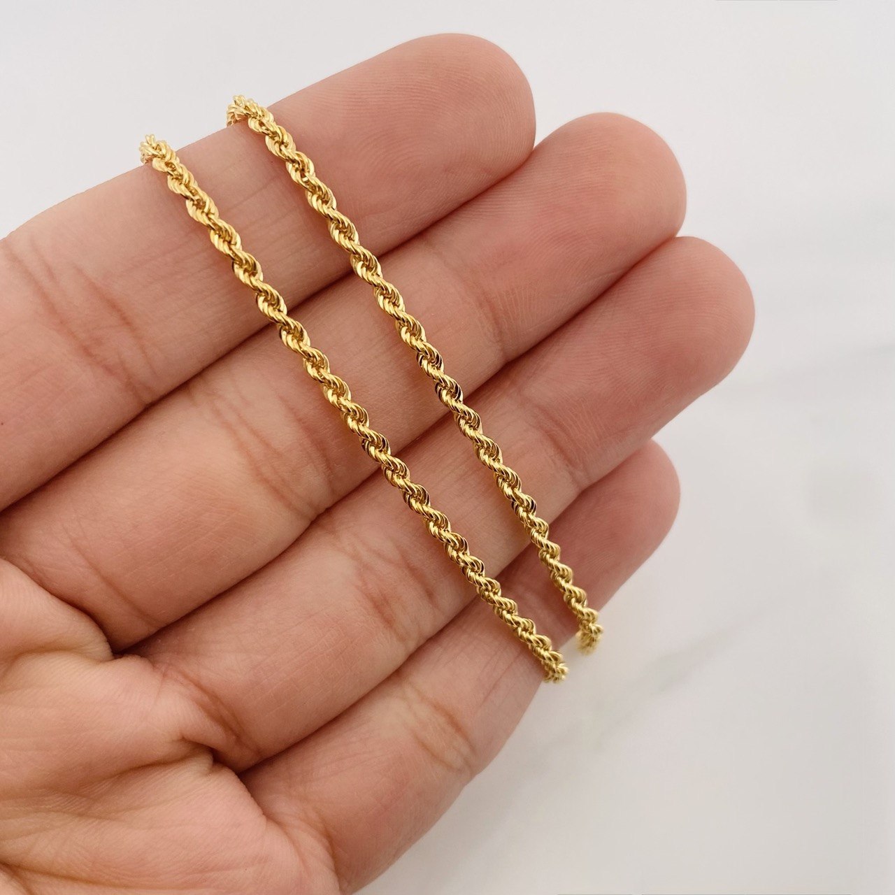 Rope Chain 3.2 g / 24 in / 2.1 mm 18K Yellow Gold