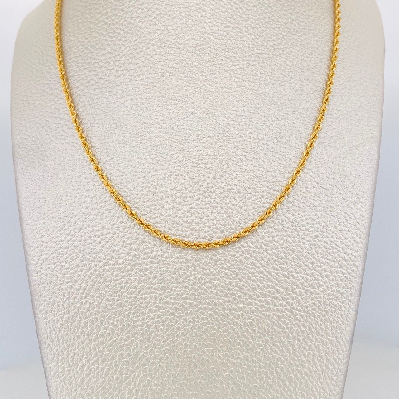 Rope Chain 3.2 g / 24 in / 2.1 mm 18K Yellow Gold