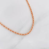 Cadena Lazo 5.1 g / 23 3/4 in / 2.65 mm Oro Rosa 18K